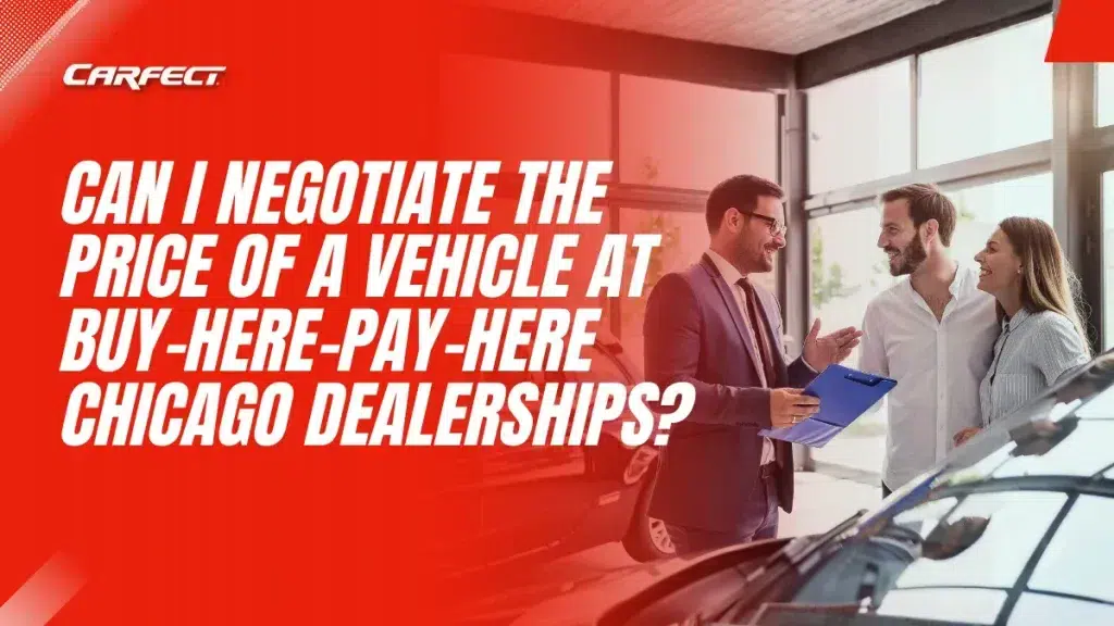 buy here pay here price negotiation chicago